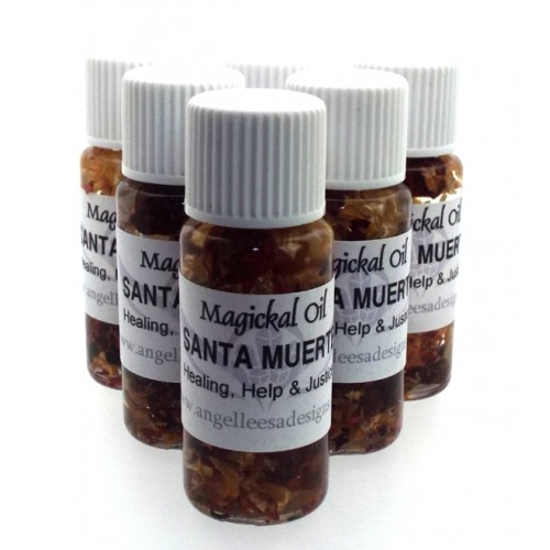 10ml Santa Muerte Herbal Spell Oil Healing, Help and Justice